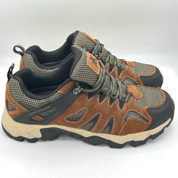 ZEROXPOSUR Colorado Lo Waterproof Hiker Boots Suede Leather / Textile Size 11 - Picture 3 of 11